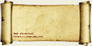 Vera Vlahović vizit kartica